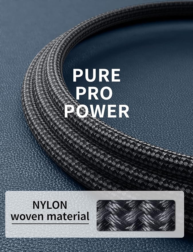 USB C to USB C Cable 10FT, 2Pack USB C Charger Cable, Long Type C Fast Charging Cable Nylon Braided USBC Charger Cord Compatible with iPhone 17/16/15/Pro/Plus/Pro Max/Samsung Galaxy S23/LG and More
