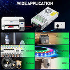 VAYALT DC 12V 50A 600W Switching Power Supply, 110V/220V AC to DC Converter, Universal Regulated Switching, 12V Power Supply for CCTV Camera System, 3D Printer, LED Strip, Computer Project