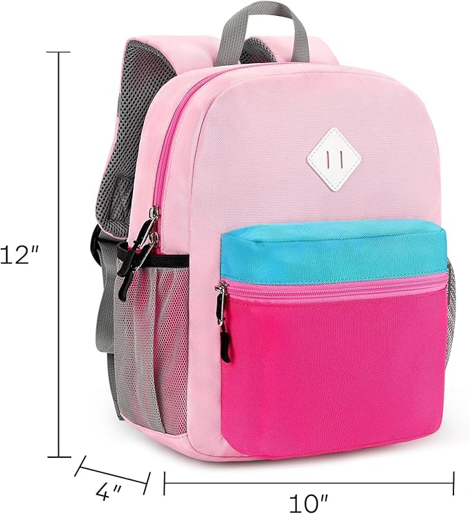 mibasies Toddler Backpack for Girls 2-4: Preschool Backpacks for Girls - Cute Kids Backpack