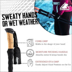 TrailBuddy Trekking Poles – Lightweight 7075 Aluminum Hiking Poles for Women, Men & Seniors – Collapsible Walking Sticks for Travel, Trails & Balance