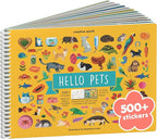 Pet Animals 500+ Kids Sticker Book by Cupkin Toddler Airplane Travel Activity Coloring and Sticker Book, Road Trip Essentials, 12 Coloring Pages 12 Scenes for Ages 2–8 Years