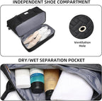 Duffle Bag for Travel, Weekender Bag with Shoe Compartment, Carry On Overnight Bag for Women with Toiletry Bag, Gym Bag with Wet Pocket, Hospital Bags for Labor and Delivery Beige