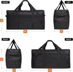 Fitdom 130L 35" Heavy Duty Extra Large Duffle with Upgrade Zipper, Durable & Water Resistant. Perfect as Camping Bag Travel Storage Tent Storage Sports Equipment Bag For Coaches & More