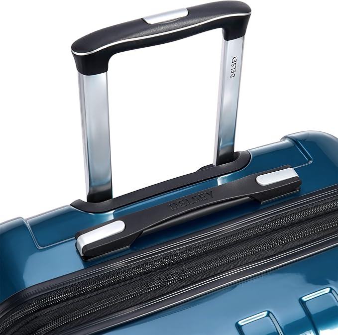DELSEY PARIS Helium Aero Hardside Expandable Luggage with Spinner Wheels, Teal, Carry-On Plus 21 Inch