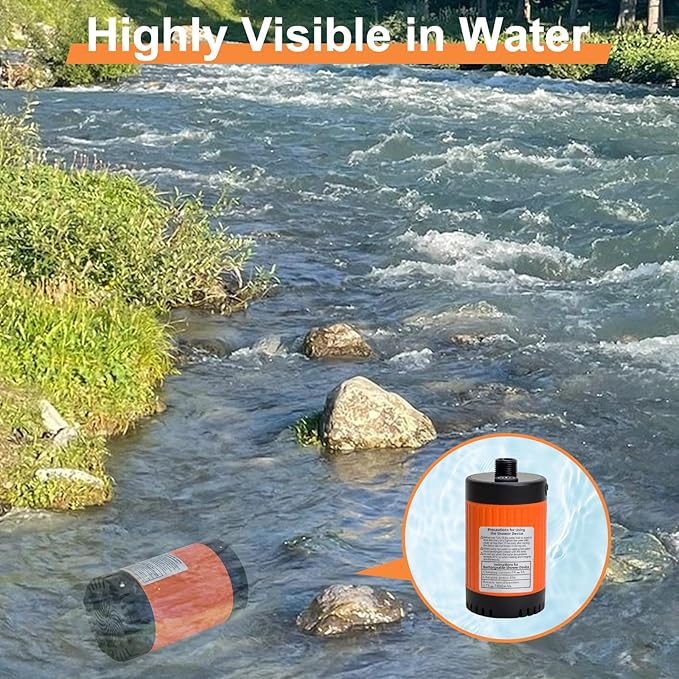 Portable Camping Shower, 7800mAh Rechargeable Outdoor Shower with Digital Display, High-Pressure Pump Bonus Toilet Sprayer, Tool-Free Installation for Hiking, Travel, Beach, Pet & Car Cleaning