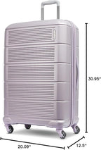 American Tourister Stratum 2.0 Expandable Hardside Luggage with Spinner Wheels, 28" SPINNER, Purple Haze