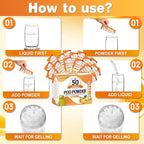 Portable Toilet Gel, Poo Powder for Portable Toilet, Camping Toilet Gel, Pee Powder, Portable Toilet Powder for Outdoor Camping and Hiking Toilet Gel Powder
