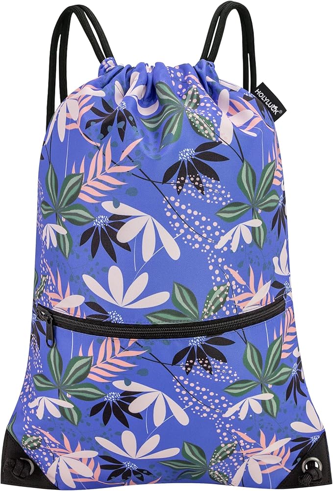 HOLYLUCK Drawstring Backpack Bag Sport Gym Sackpack