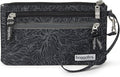 Baggallini Anti-theft RFID Currency Organizer 8"x4.25" Travel Accessory Passport Holder Money Belt Wallet w/Card Slots