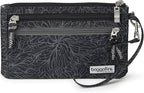 Baggallini Anti-theft RFID Currency Organizer 8"x4.25" Travel Accessory Passport Holder Money Belt Wallet w/Card Slots