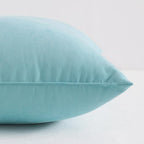 NTBAY Tiny Pillows, Down Alternative 7"x11" Microfiber Mini Pillow for Travel, Pets, Soft Machine Washable Small Pillows for Neck, Wrist, Lumbar and Knee, Aqua