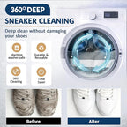 XL Tennis Shoe Washing Machine Bag with Magnetic Zipper Protection │ Reusable Laundry Shoe Cleaning Bag for Sneakers - Deep Cleans Without Damage │ Washer & Dryer Safe │ 7 in 1 Essential Wash Bundle