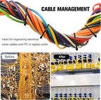 Zip Ties 12 inch ，Heavy Duty Cable Ties with 120 Pounds Tensile Strength，Black Zip Ties，100 Pack, Wire Ties for Indoor and Outdoor Use.