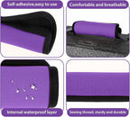 2 Pack Luggage Handle Wraps for Suitcase Bright Color Luggage Handle Covers Suitcase Tags identifiers Travel Accessories for Airplane/Flying (Purple)