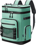 Hulongo Large Waterproof Insulated Cooler Backpack for Men & Women, Leak Proof Cooler Backpack for Camping, Beach, Fishing, Picnic, Travel, Outdoor, 30L, 48Cans