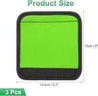 uxcell 3 Pcs Luggage Handle Wrap for Suitcase, Neoprene Handbag Grip Cover Protector Luggage Identifiers Suitcase Handle Wraps for Luggage Shopping Bag Travel Bags, Fluorescent Green
