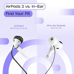 New Version of Anti-Lost Strap for Wireless in-Ear Earbuds with Ear Tips, Airpod pro Lanyard - Black (Compatible with Airpods Pro 1 2 3, Sony, Beats, Samsung, Bose)