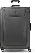 Travelpro Maxlite 5 Softside Expandable Luggage with 4 Spinner Wheels, Lightweight Suitcase, Men and Women, Shadow Grey, Checked-Large 29-Inch