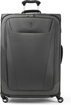 Travelpro Maxlite 5 Softside Expandable Luggage with 4 Spinner Wheels, Lightweight Suitcase, Men and Women, Shadow Grey, Checked-Large 29-Inch