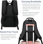 Boavan Laptop Backpack for men, 15.6 inch Laptop Bag with USB Port, Waterproof Travel Work Backpack Purse, Anti-Theft Teacher Nurse Doctor Casual Bookbags Office Business backpack，PinkBlack