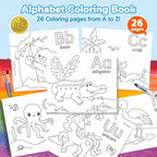 JoyCat Paint with Water Coloring Books for Toddlers, Watercolor Painting Sets for Kids Ages 3-5 4-8, Arts and Crafts Drawing Activities Toy Birthday Gifts for Boys Girls (Animal & Alphabet)