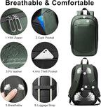 Slim Laptop Backpack for Men,Waterproof Expandable High Tech Business Work Backpack for Men and Women15.6 Inch Lightweight Anti-theft Travel Backpack Durable College Casual Daypack Computer Laptop Bag