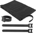 Nettbe Reusable Cable Ties, 210 PCS 8 Inches Adjustable Cord Straps Wire Organizer Cord Wrap and Hook Loop Cable Management
