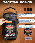 Magnetic Gym Bag for Men - Water Bottle Carrier Holder Bag with Shoulder Strap, 4 Built-in Magnets Gym Gifts for Men