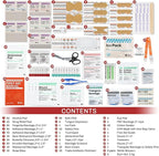 RHINO RESCUE 371 Pieces OSHA All-Purpose First Aid Kit, 100-Person Home & Office Professional Medical Supplies, Ideal for Emergency, School, Business