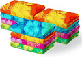 Kaufman - Colorful Hibiscus Beach Towels | 100% Cotton with Ends Hemmed | 30" x 60" | Colorful Soft & Absorbent Pool Towels for Adults and Kids | Fiber Reactive | 12 Pack