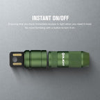 OLIGHT IMINI 2 EDC Rechargeable Keychain Flashlight, 50 Lumens Compact and Portable Mini LED Keyring Lights with Built-in Battery Ideal for Everyday Carry and Emergencies (OD Green)