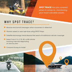 Spot Trace Satellite Tracking Device | Handheld Tracker for Hiking, Camping, Cars, Kids, Outdoor Activities, and Assets with Globalstar Network Coverage | Subscription Applicable