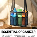 Solar Camping Shower Bag 1/2set and1+ Set 5 Gallon Portable Camping Showers Bag with Adjustable Switch Removable Nozzle for Camping Hiking Beach Swimming Outdoor Activities