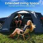WildFinder SUV Tent, Rectangle Car Tent for Family, Waterproof & Windproof for Car Camping, Large Camping Tents with Storage Bag, SUV, Van, Jeep