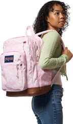 JanSport Cool Backpack with 15-inch Laptop Sleeve, Large Computer Bag Rucksack with 2 Compartments, Ergonomic Straps, Flutter By
