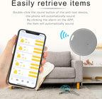 Konohan 5 Packs Smart Item Finder Portable Tracker GPS Tracking Mobile Anti Loss Smart Device Key Finder Tag Locator with Sound for Bags Wallets Backpacks Pets Keys Luggage(Stylish)