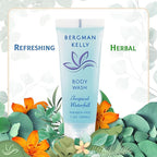 BERGMAN KELLY - Hotel Toiletries Bundle - Tropical Waterfall, 1 oz ea, 125 Pieces - 5-Piece Set: 25 ea Rectangular Bar Soap, Shampoo, Conditioner, Body Lotion & Body Wash - Bulk Mini Guest Amenities