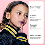 Loop Engage Kids 2 Ear Plugs (6-12yrs) – Reusable Everyday Noise Relief for Kids | Kids Earplugs for Focus, Anxiety, Stress, School, Home, Playtime – 16 dB Noise Reduction Ear Plugs