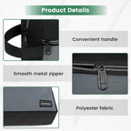 Carbrea Travel Toiletry Bag - Small Tavel Bag for Toiletries, Cosmetics, Accessories, Gifts - Black