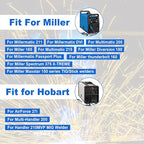 219258 Multi-Voltage Power Adapter Plug Compatible with Millermatic 211 & Hobart Handler 210MVP MIG Welder, 230 Volt MVP Electric Adaptor Match with Welding Power Cable 6-50P, 4-Pin 3 Prong Plug
