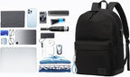 SUPACOOL Casual Laptop Backpack for Men and Women, Backpack for College, USB Charging Port, Lightweight Pack Back