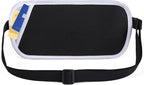 RFID Blocking Money Belt - Passport Holder & Travel Wallet, Slim Hidden Fanny Packs for Women Men - White