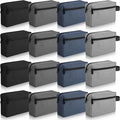 Paterr 16 Pcs Travel Toiletry Bag for Women Men Large Water Resistant Shaving Bag Hanging Cosmetic Bag with Handle and Divider Storage Travel Pouch Case for Cosmetics Toiletries Accessories, 4 Colors