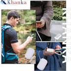 khanka Hard Case Replacement for Anker 3-in-1 Power Bank USB C Charger Block,10,000mAh 10k Portable Charger,Case only. (White)