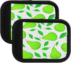 Pears 4 Pack Neoprene Suitcase Wraps, Luggage Handle Wraps with ID Tag, Non-Slip Suitcase Handle Covers for Travel, Bag Strap Pad