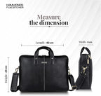 HAMMONDS FLYCATCHER Genuine Leather Laptop Bag for Men, Padded 15.6" Laptop Sleeve, Leather Messenger Bag for Men Briefcases