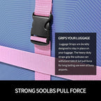 Luggage Straps 2-80Pink