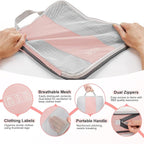 8 Set Compression Packing Cubes for Travel Essentials,Compressible Expandable Packing Cubes for Suitcase,OlarHike Luggage Organizer Bags for Travel,Handy Helper for Organizing Clothes(Pink)