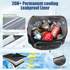 Backpack Cooler Insulated Leak Proof, Lightweight Soft Sided Cooler Backpack for Men Women, Waterproof Beach Cooler Bag Lunch Backpack for Camping Hiking Picnic Fishing Travel Outdoor