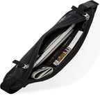 Money Belt - Slim Passport Holder RFID Blocking Travel Wallet Undercover Fanny Packs for Men Women - Black